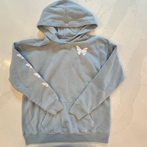 Abercrombie kids blue hoodie great condition size 15/16